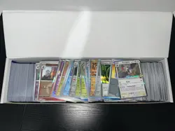 Pokemon 1000 Card Bulk Lot ALL HOLOS and REVERSE HOLO ONLY + Storage Box - Image 1