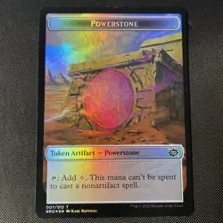 Spirit (2/2 Vigilance) *FOIL* MTG Brothers' War Token Teferi NM x1 - Magic Card - Image 2