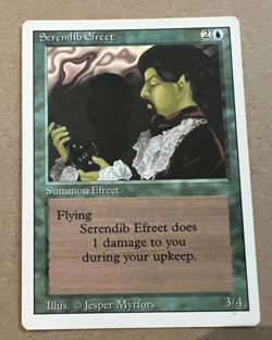 Serendib Efreet - Revised - MTG - Magic the Gathering - Image 2