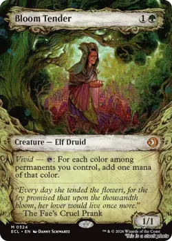 Bloom Tender (0324) (Showcase) MTG Lorwyn Eclipsed Mythic NM Pck Fresh - Image 1