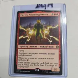 Electro, Assaulting Battery MTG Spider-Man #0076 Rare - Image 4