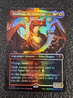 MTG: Lorehold, the Historian - Secrets of Strixhaven (Borderless FOIL) NM - Image 1