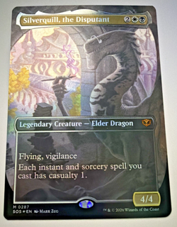 Silverquill The Disputant 0287 SOS Foil Borderless NM MTG Magic - Image 1