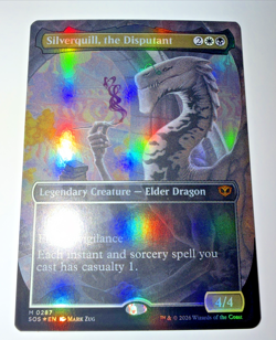 Silverquill The Disputant 0287 SOS Foil Borderless NM MTG Magic - Image 2