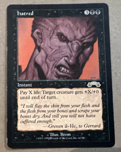 Hatred - Exodus - MTG - Magic the Gathering - Image 2