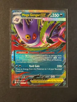 Pokemon Mega Gengar ex 125/217 Ascended Heroes Double Rare NM - Image 1