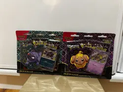 Pokemon Paldean Fates Tech Sticker Collection 3 Booster Pack Blister- x2 - Image 1