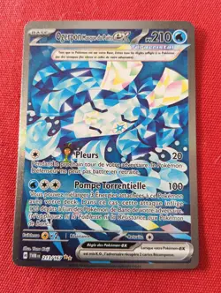 OGERPON MASQUE DU PUITS EX 213/167 PV210 FULLART EV6 MASCA CARTE POKEMON FR RARE - Image 1