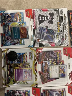 Pokemon TCG X10 Different Triple Blister Brand New Sealed S&S S&V Mega evolution - Image 2