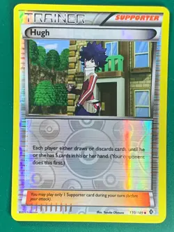 Hugh 130/149 B&W Boundaries Crossed Reverse Holo Pokemon TCG - Image 1