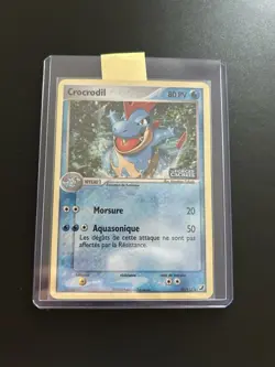 CROCRODIL STAMP 38/115 HOLO REVERSE BLOC EX FORCES CACHEES POKEMON FR - Image 1