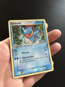 CROCRODIL STAMP 38/115 HOLO REVERSE BLOC EX FORCES CACHEES POKEMON FR - Image 5