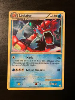 Carte Pokemon : Leviator 123/123 Holo HGSS HeartGold Soulsilver Francaise - Image 1