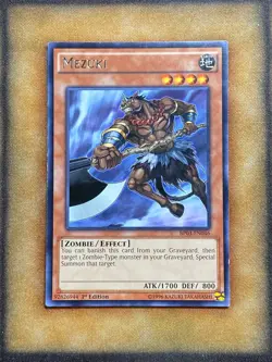 Yugioh Mezuki BP03-EN046 Rare 1st Ed LP - Image 1