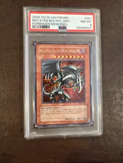 Red-Eyes Black Metal Dragon (Forbidden Memories) FMR-001 Yu-Gi-Oh! - PSA 8 - Image 1