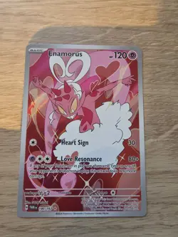 Pokemon TCG Twilight Masquerade Enamorus Card 180/167 Illustration Rare - Image 1