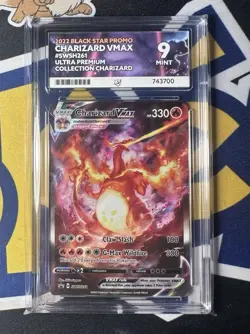 Pokemon TCG Charizard VMAX SWSH261 Ultra Premium Collection Ace 9 Mint - Image 1