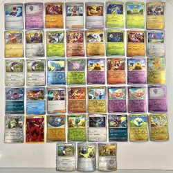 Pokemon Holos Only Card Lot of 40+ Mixed TCG Reverse Full Foil 2023 Collection - Image 1