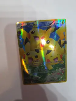 Pokemon Pikachu TCG Holo Card RC29/RC32 Full Art Ultra 2016 Basic - Image 5