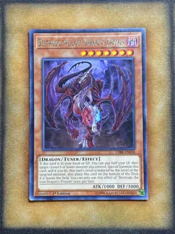 Yugioh Destrudo the Lost Dragon's Frisson CIBR-EN038 Rare 1st Ed LP - Image 1