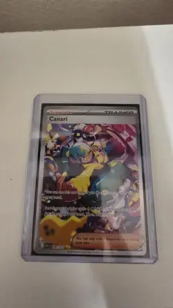 Pokemon Canari Trainer Supporter Foil Card 291/217 ASC 2026 English - Image 1
