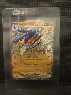Pokemon TCG Destined Rivals Cynthia's Garchomp EX Card 104/182 NM/M Condition - Image 1