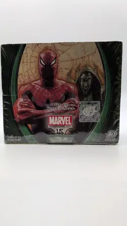 Marvel VS Web of SPIDER-MAN CCG Trading Cards Sealed WAX Box 1st Ed. 336 Cards. - Image 2