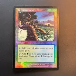 Wizards of the Coast Magic: The Gathering Yavimaya Coast Foil Land Card - Image 1