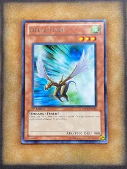 Yugioh Delta Flyer DREV-EN016 Rare 1st Ed NM - Image 1