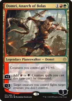 Magic the Gathering Domri, Anarch of Bolas War of the Spark 2019 #191 MTG Card - Image 1