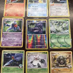 Lot Of 30 Vintage 1999 to 2010 MP to HP Pokemon Cards- 2 Foil And Reverse - Image 1