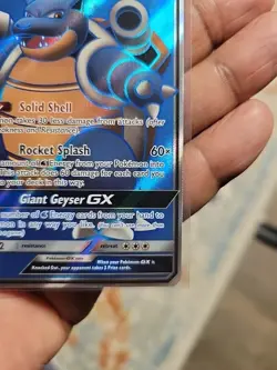 Blastoise GX SM189 Sun & Moon Black Star Promo Pokemon Card - Image 4