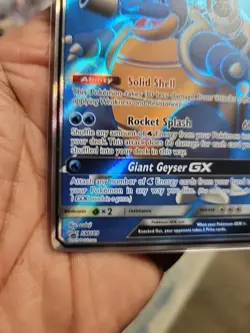 Blastoise GX SM189 Sun & Moon Black Star Promo Pokemon Card - Image 5