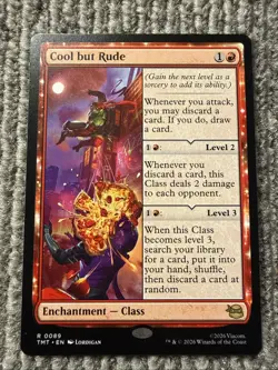 MTG Magic: The Gathering TMNT Card #89 Cool but Rude - Image 1