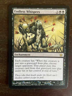 Magic The Gathering - Fifth Dawn - Endless Whispers NM - Rare - Image 1