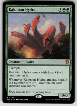 Kalonian Hydra Mythic Commander: Bloomburrow 226 MTG Near Mint - Image 1