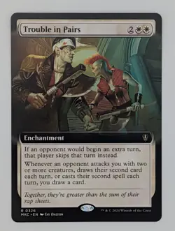 MTG - Trouble in Pairs - MKC - R - Ext Art - 326 - Image 1