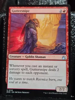 Guttersnipe 110 Uncommon Ravnica Remastered Magic: The Gathering Near Mint - Image 1