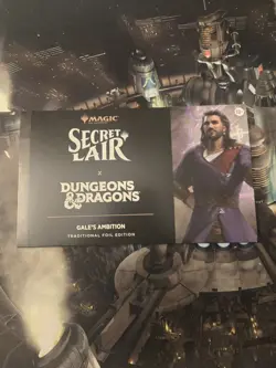 MTG Secret Lair x Dungeons & Dragons: Gale's Ambition Foil Sealed - Image 1