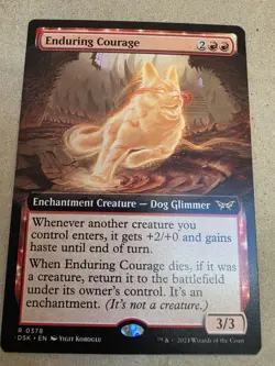 Enduring Courage - (Extended Art) Duskmourn: House of Horror Regular - Mtg - Image 1