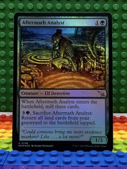 1x Aftermath Analyst FOIL - #148 - Murders at Karlov Manor (MKM) - NM - MTG RARE - Image 1
