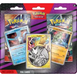 Pokemon TCG Enhanced 2-Pack Blister Articuno Zapdos Tyranitar Surging Sparks - Image 1