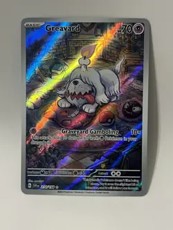 Pokemon Greavard 214/198 Illustration Rare Full Art Holo SV01 Scarlet & Violet - Image 1