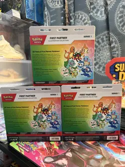 Pokemon TCG First Partner Illustration Collection Series 1 Factory Sealed Lot 3x - Image 2