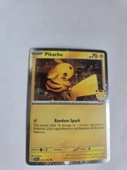 Pikachu 2026 Pokemon Day Stamp - 051/162 - Fart Swirl - Image 1