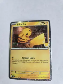 Pikachu 2026 Pokemon Day Stamp - 051/162 - Fart Swirl - Image 2