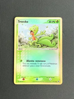 Pokemon Treecko Reverse Holo 75 SPANISH 2004 ex Ruby and Sapphire NM - Image 1