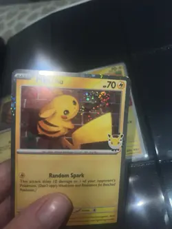 Pikachu 051/162 Stamped 2026 Pokemon Day Promo Heart Swirl - Image 2