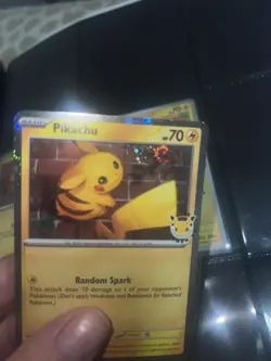 Pikachu 051/162 Stamped 2026 Pokemon Day Promo Heart Swirl - Image 3