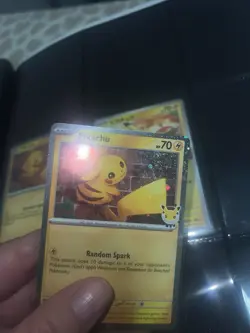 Pikachu 051/162 Stamped 2026 Pokemon Day Promo Heart Swirl - Image 5